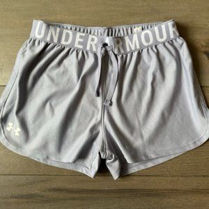 UNDER ARMOUR GIRLS ELASTIC WAIST ATHLETIC SHORTS